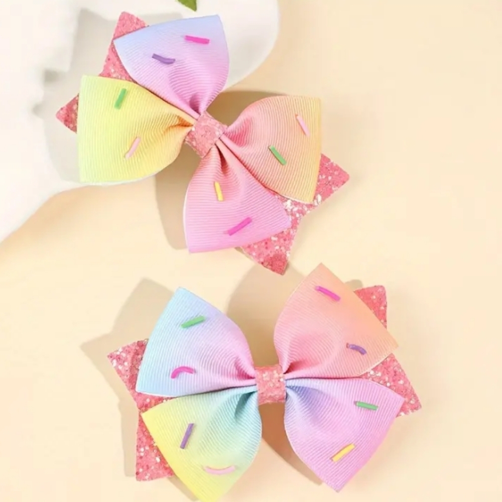 Sprinkles Glitter Bow Set